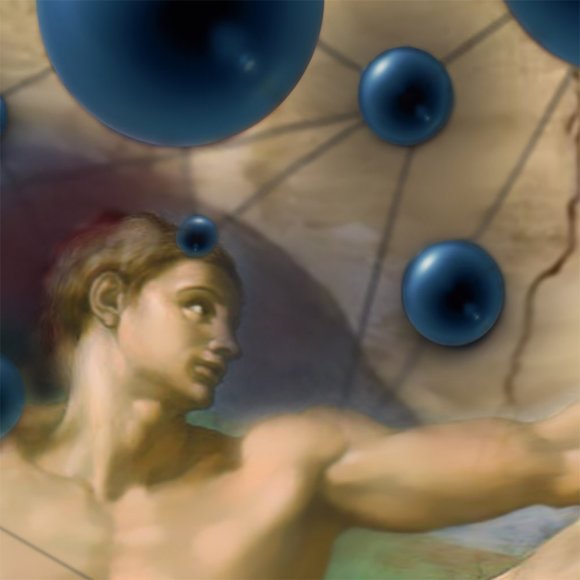 Creation of Atoms Poster, long narrow art print - Picture 3 of 5